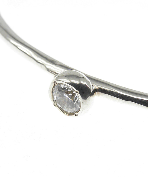 e.m.（イーエム） バングル ジルコニアバングル レディース : ZOZOTOWN