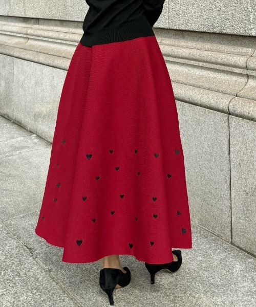 スカート ハート刺繍ニットスカート : ZOZOTOWN Yahoo!店 - 通販
