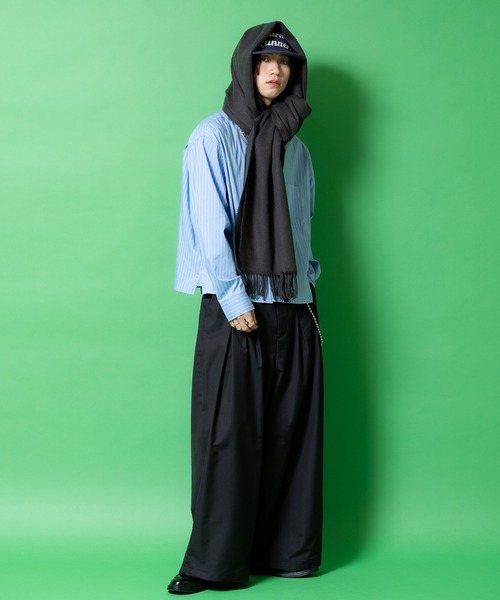 マフラー ストール an meets zakka バリエーション大判ファー混