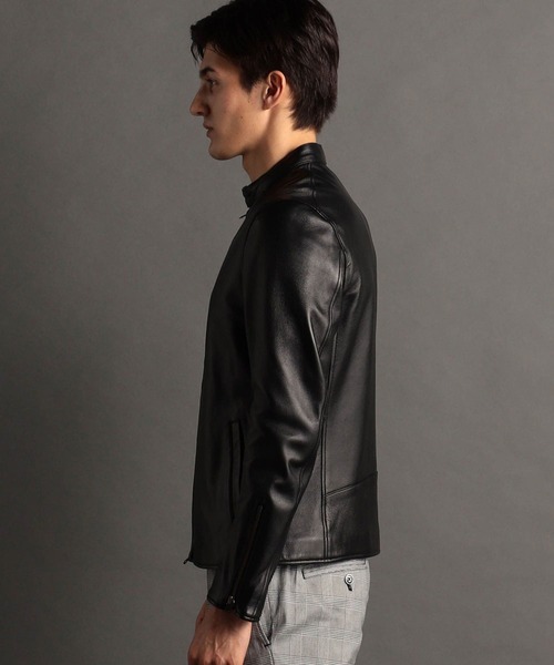 MONSIEUR NICOLE（ムッシュニコル） 革ジャン ライダース 「canal deux