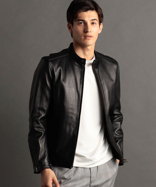 MONSIEUR NICOLE（ムッシュニコル） 革ジャン ライダース 「canal deux