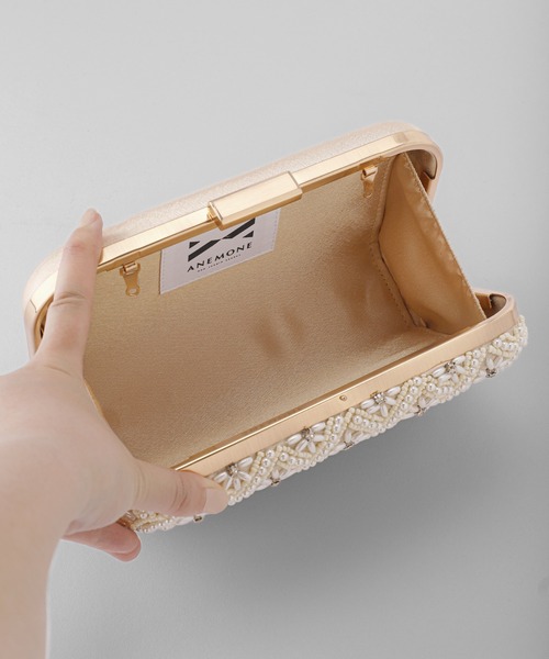 ANEMONE（アネモネ） ショルダーバッグ バッグ フラワービーズ刺しゅう