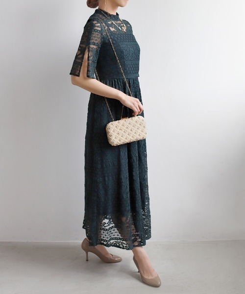 ANEMONE（アネモネ） ショルダーバッグ バッグ フラワービーズ刺しゅう