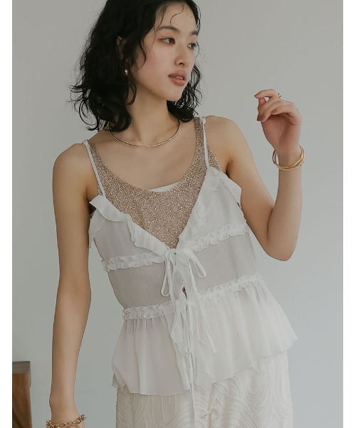 Re:EDIT（リエディ） キャミソール 「2024 SUMMER COLLECTION」「森