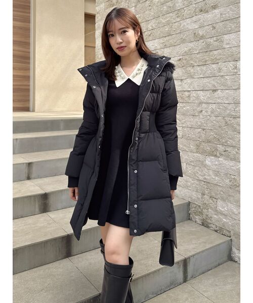 dazzlin（ダズリン） ダウンコート ダウンジャケット ウエストマーク