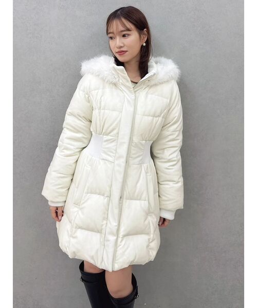 dazzlin（ダズリン） ダウンコート ダウンジャケット ウエストマーク