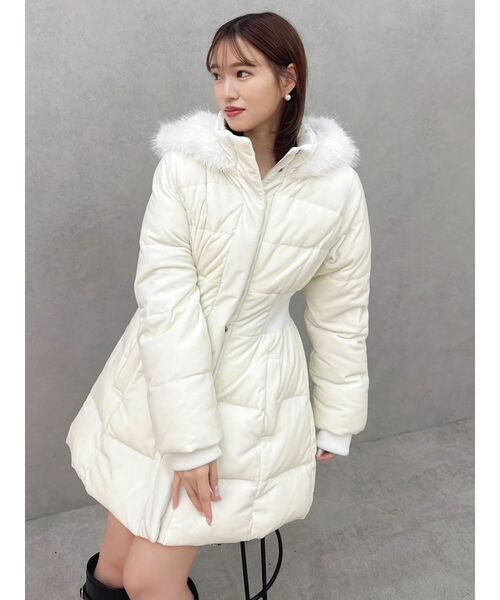 dazzlin（ダズリン） ダウンコート ダウンジャケット ウエストマーク