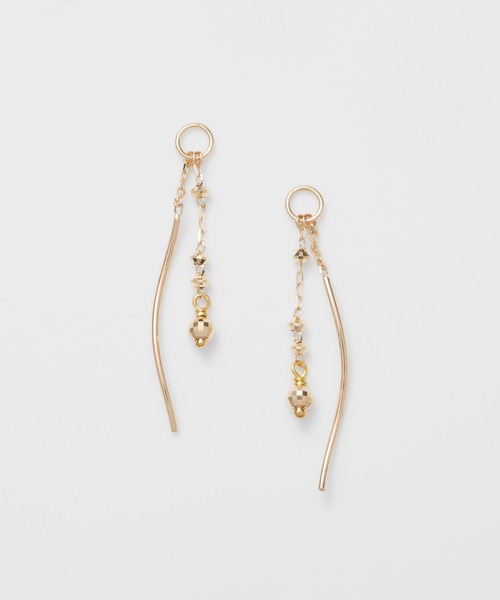 agete（アガット） チャーム K10ピアスチャーム レディース : ZOZOTOWN