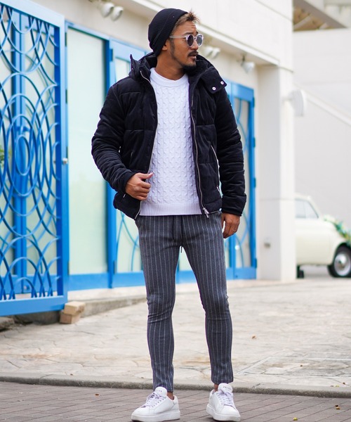 adamsJUGGLER（アダムスジャグラー） パンツ リラックスストライプ