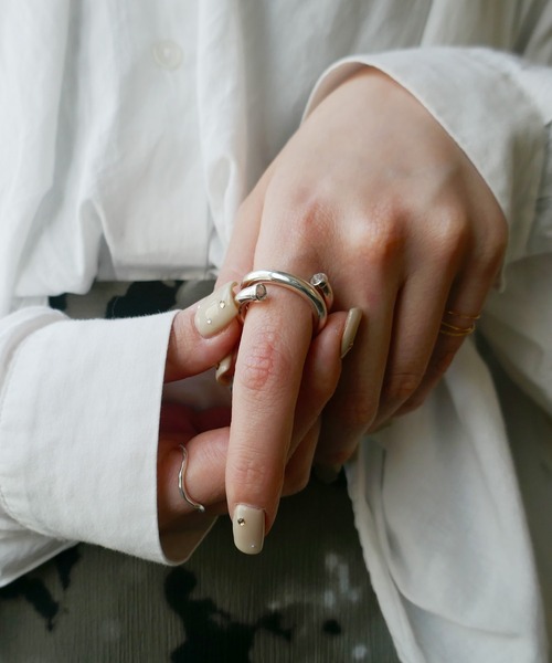 e.m.（イーエム） 指輪 リング シャイニングライン2連リング