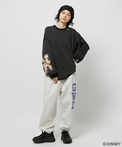 George's tシャツ 「DISNEY」アリエル／ボーダーロンT メンズ