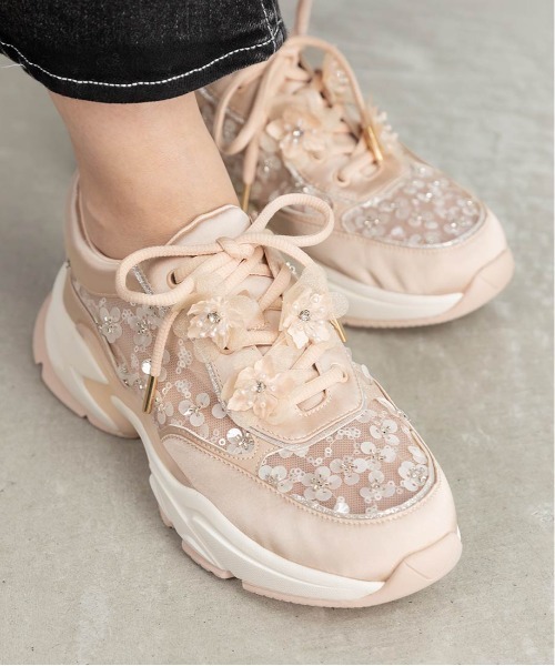 RANDA（ランダ） スニーカー 「Flower Collection」2WAY フラワー