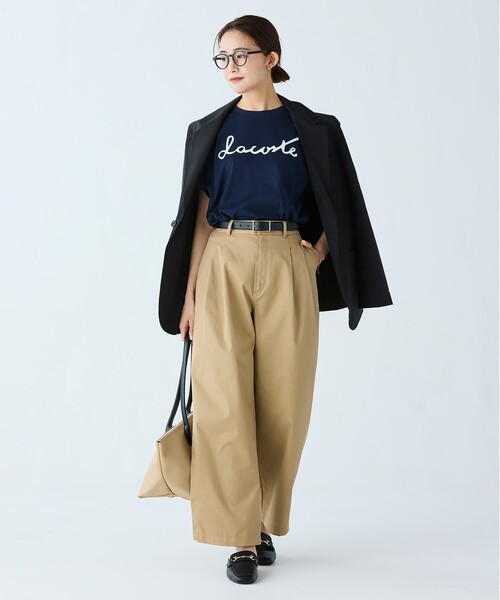 LACOSTE（ラコステ） チノパン ダブルタックワイドスラックス