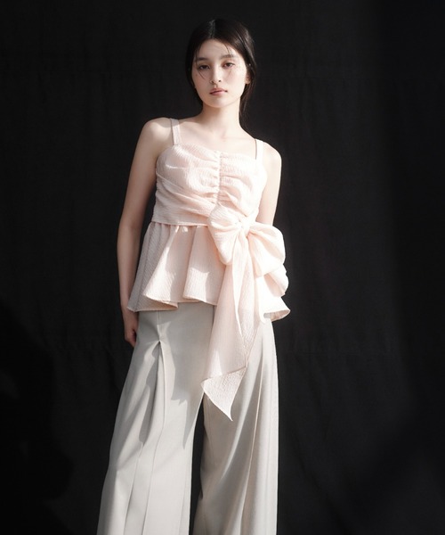 FRAY I.D（フレイ・アイディー） ブラウス シャツ 2wayリボントップス