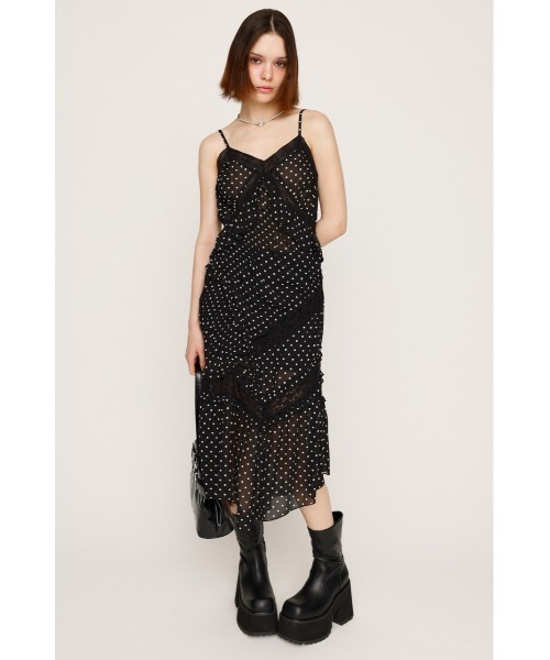 SLY（スライ） ワンピース SHEER SQUEEZE CAMI DRESS シアー
