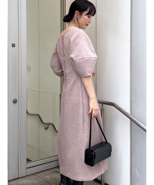 LAGUNAMOON（ラグナムーン） ワンピース コクーンZIPハーフスリーブ