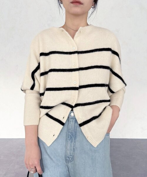 BEARDSLEY（ビアズリー） ニット セーター FOXウール後ろボタンニット