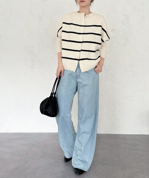 BEARDSLEY（ビアズリー） ニット セーター FOXウール後ろボタンニット