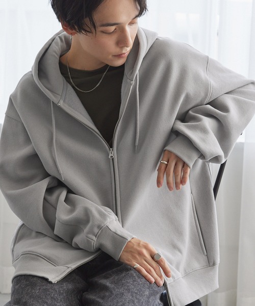 MONO-MART（モノマート） パーカー ヘビーウェイトルーズベーシック