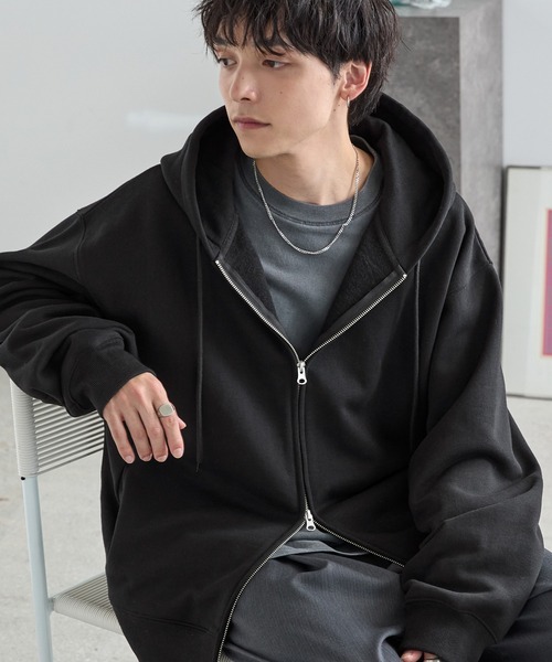 MONO-MART（モノマート） パーカー ヘビーウェイトルーズベーシック