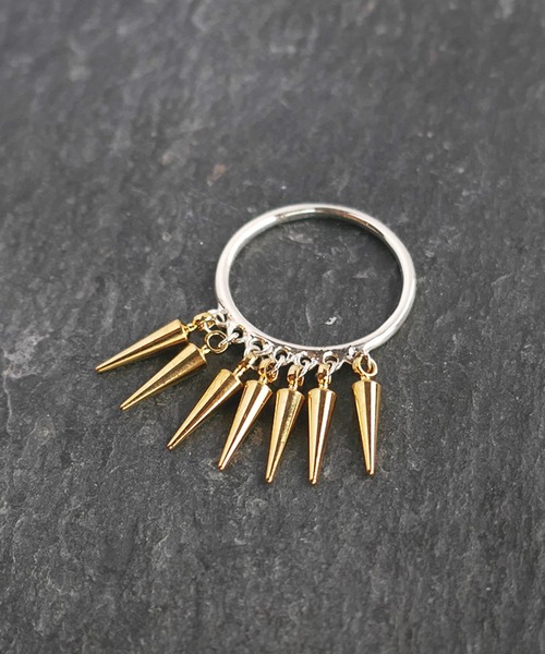 e.m.（イーエム） 指輪 リング スタッズゆれピンキーリング レディース