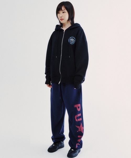 ISTKUNST パーカー A'GEM/9 × .kom「ISTKUNST/イストクンスト」LOGO