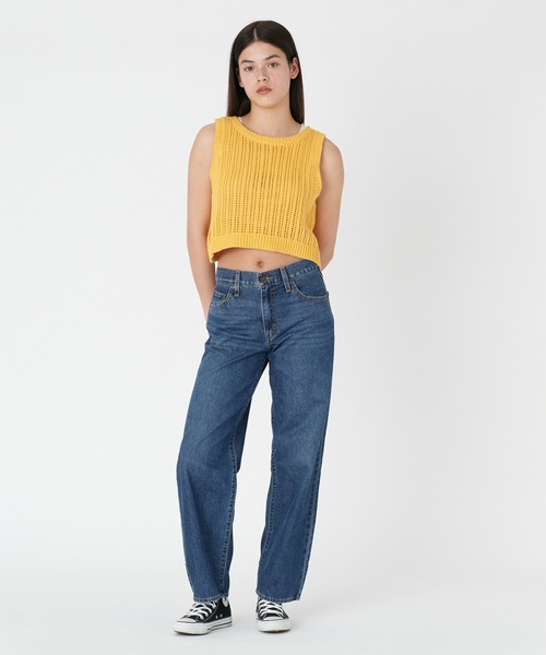 Levi's（リーバイス） ベスト ジレ ニットベスト イエロー AMBER