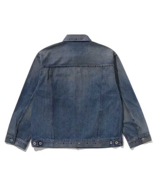 A BATHING APE（アベイシングエイプ） デニムジャケット gジャン COLOR