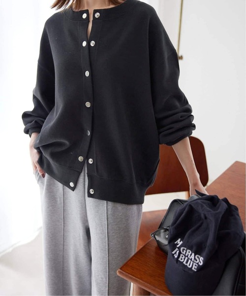 SLOBE IENA（スローブイエナ） カーディガン 「追加」ダブルフェイス