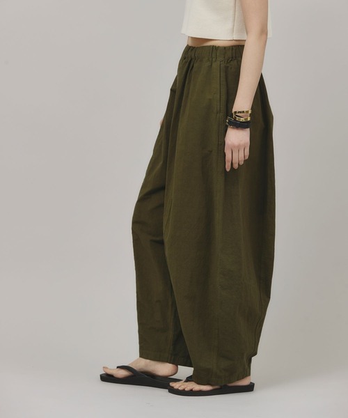 Curensology（カレンソロジー） パンツ /コットンリネンドロストパンツ