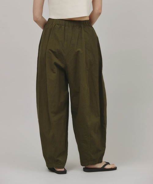 Curensology（カレンソロジー） パンツ /コットンリネンドロストパンツ