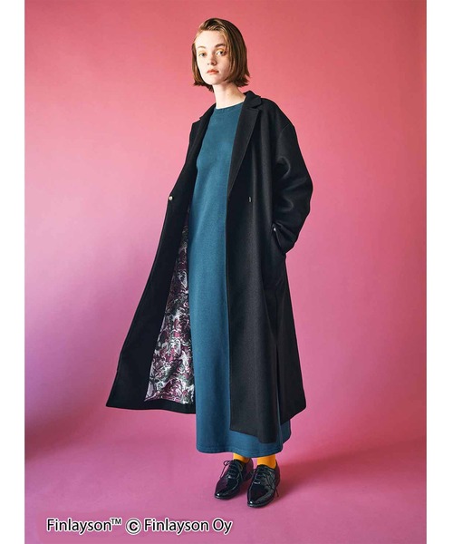 シロップ． コート チェスターコート フィンレイソン はおるように着