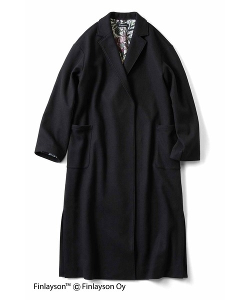 シロップ． コート チェスターコート フィンレイソン はおるように着