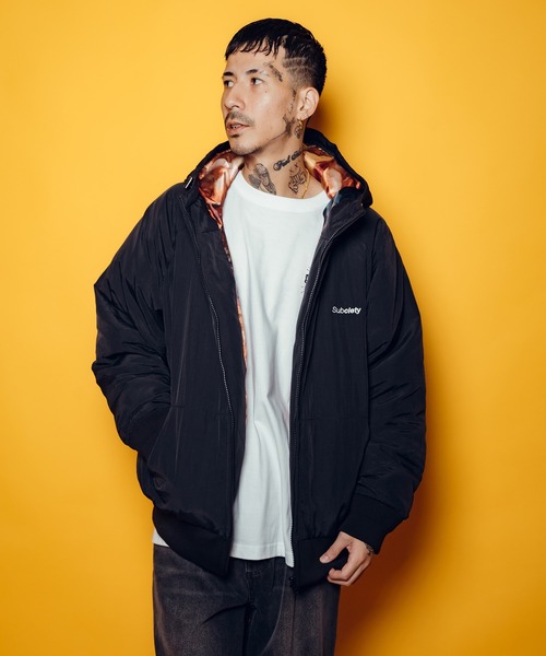 Subciety（サブサエティ） ナイロンジャケット Nylon puff hooded jkt