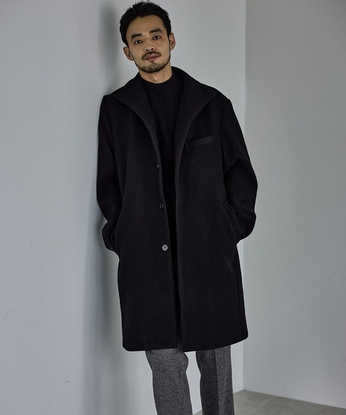 JUN STANDARD PICKS コート ジャケット ウールライクスタンドコート