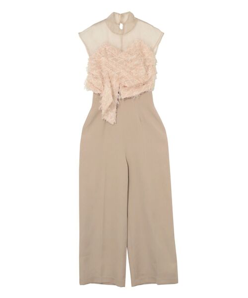 LAGUNAMOON（ラグナムーン） パンツドレス LADYカットジャガードベア