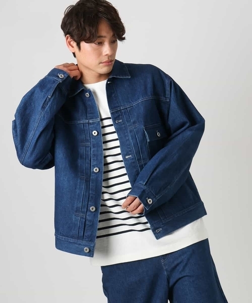 a.v.v（アー・ヴェ・ヴェ） デニムジャケット gジャン 「大人デニム
