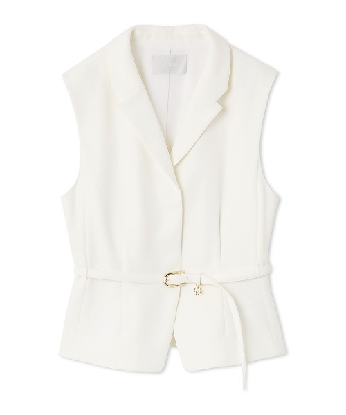 CELFORD（セルフォード） ペプラムショートジレ レディース : ZOZOTOWN