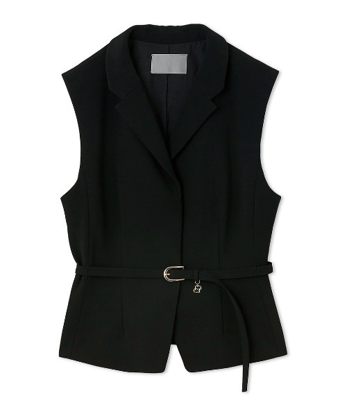 CELFORD（セルフォード） ペプラムショートジレ レディース : ZOZOTOWN