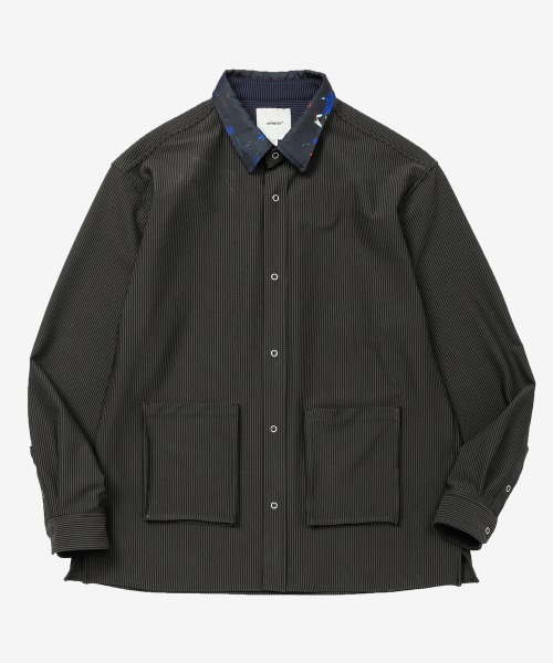 rehacer（レアセル） シャツ : Botanical Cleric Shirt Jacket