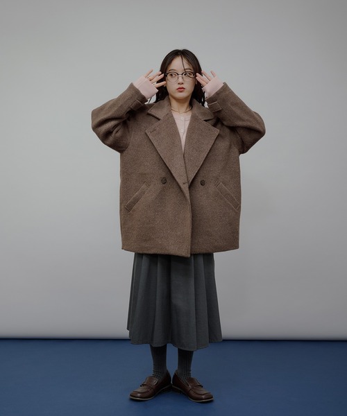 MUHET（ミュエータ） コート アウター shaggy half coat / シャギー