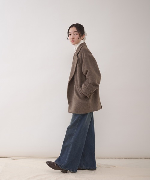 MUHET（ミュエータ） コート アウター shaggy half coat / シャギー