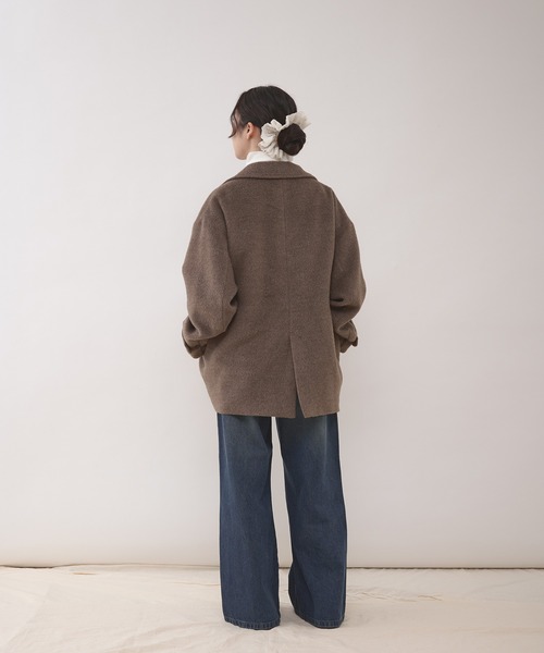 MUHET（ミュエータ） コート アウター shaggy half coat / シャギー