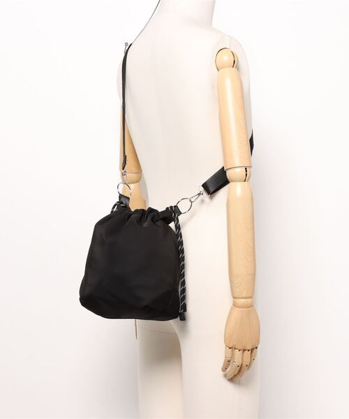 H.TOKYO ショルダーバッグ ナイロンミニショルダー巾着バッグ メンズ