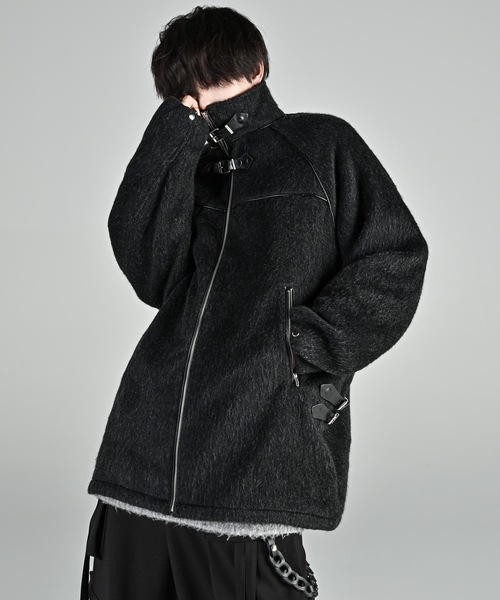 ADRER（アドラー） ブルゾン アウター Bear piping shaggy blouson