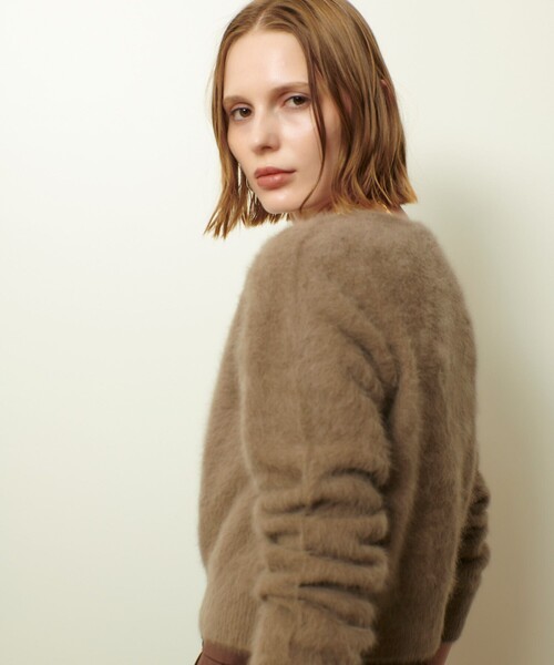 allureville（アルアバイル） カーディガン カシミヤブレンドファー