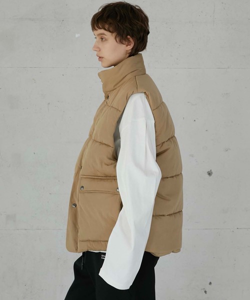 la peau de gem（ラポドゥジェム） ダウンベスト ベスト 「LA PEAU DE