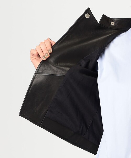 MACPHEE（マカフィー） レザージャケット ライダース ラムレザー