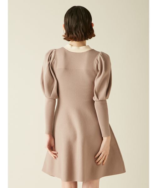 LILY BROWN（リリーブラウン） ワンピース ボウタイリボンニット