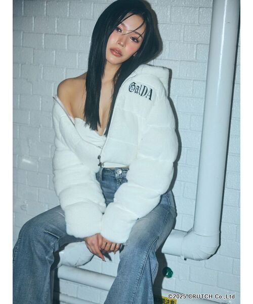 GYDA（ジェイダ） コート アウター GYDA×GALFY eco far superショート